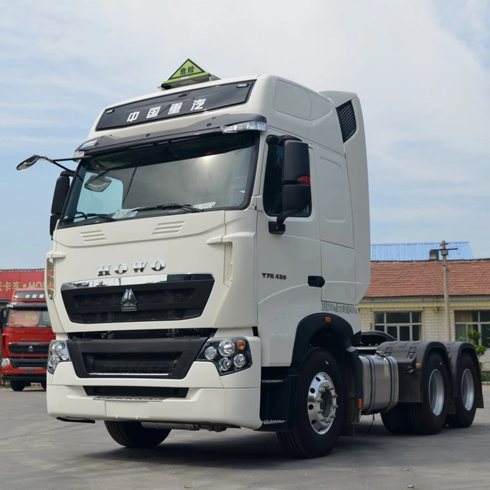 Used 440hp Sinotruck Howo T7H 6x4 Used Tractor Trucks cng truck howo TH7 tractor truck