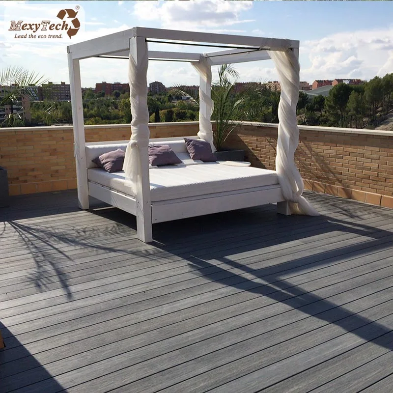 artificial wood plastic composite co-extrusion decking