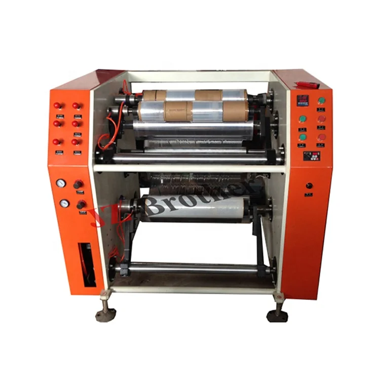 Aluminum Foil Rewinding Slitting Machine Automatic Self Adhesive Sticker Label Slitter And Rewinder