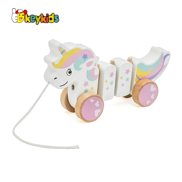 high quality mini wooden transport car carrier truck toy for kids W04A428