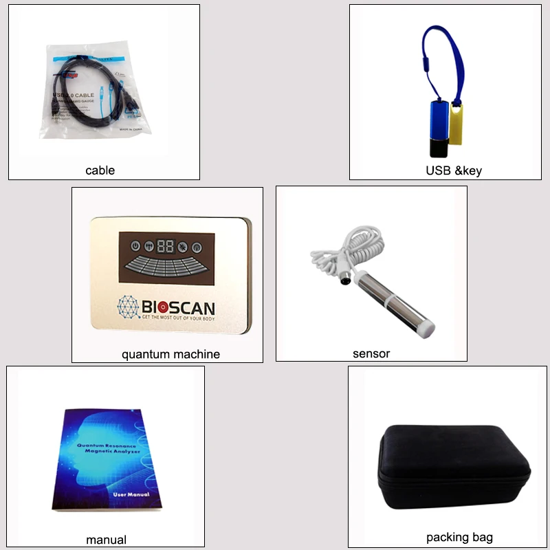 Korean Software Latest Bioscan Generation Quantum Bio Resonance Analyzer Magnetic