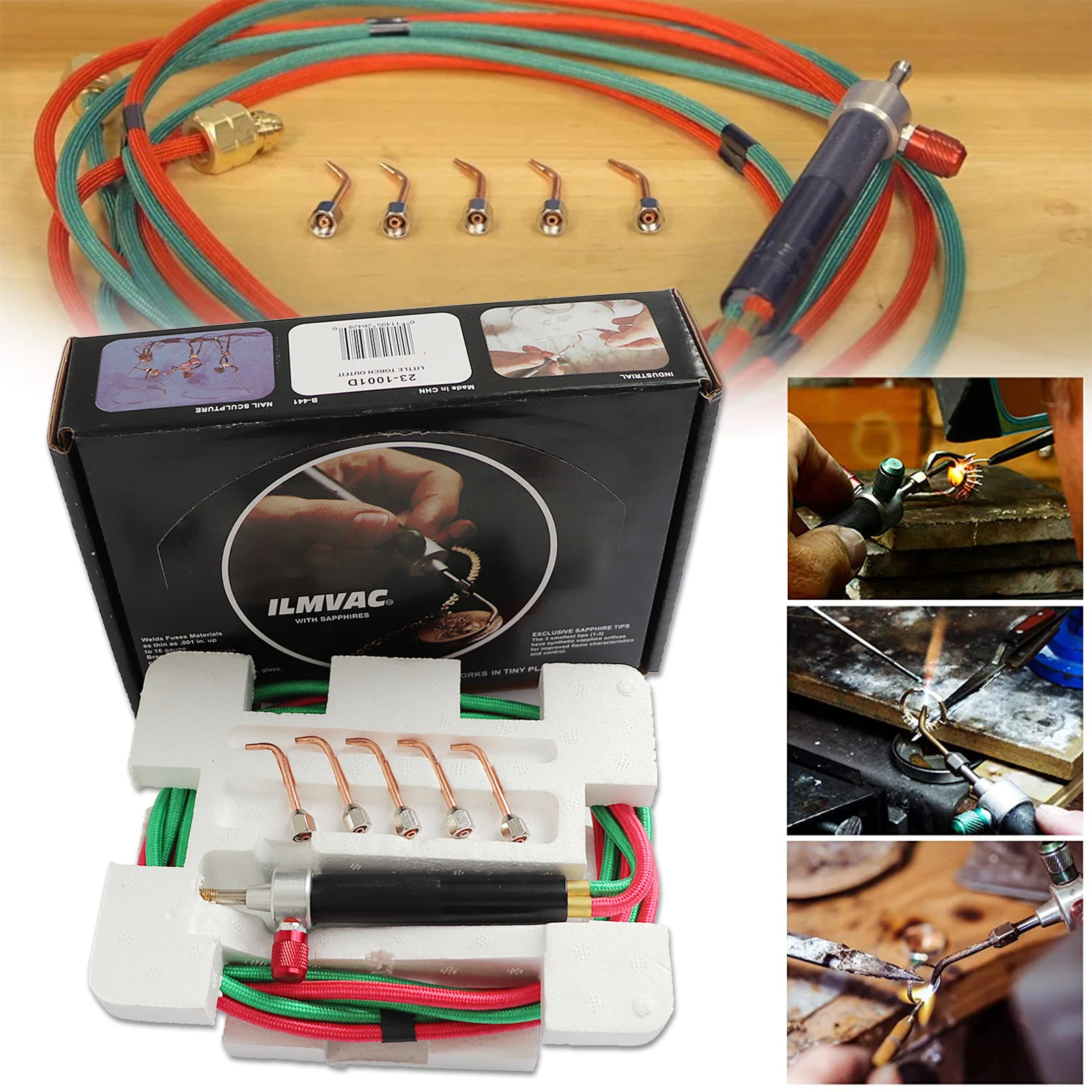 2023 Favored by Jewelers Gas Small Torch Welding Kit American Oxygen for Jewelry Tools