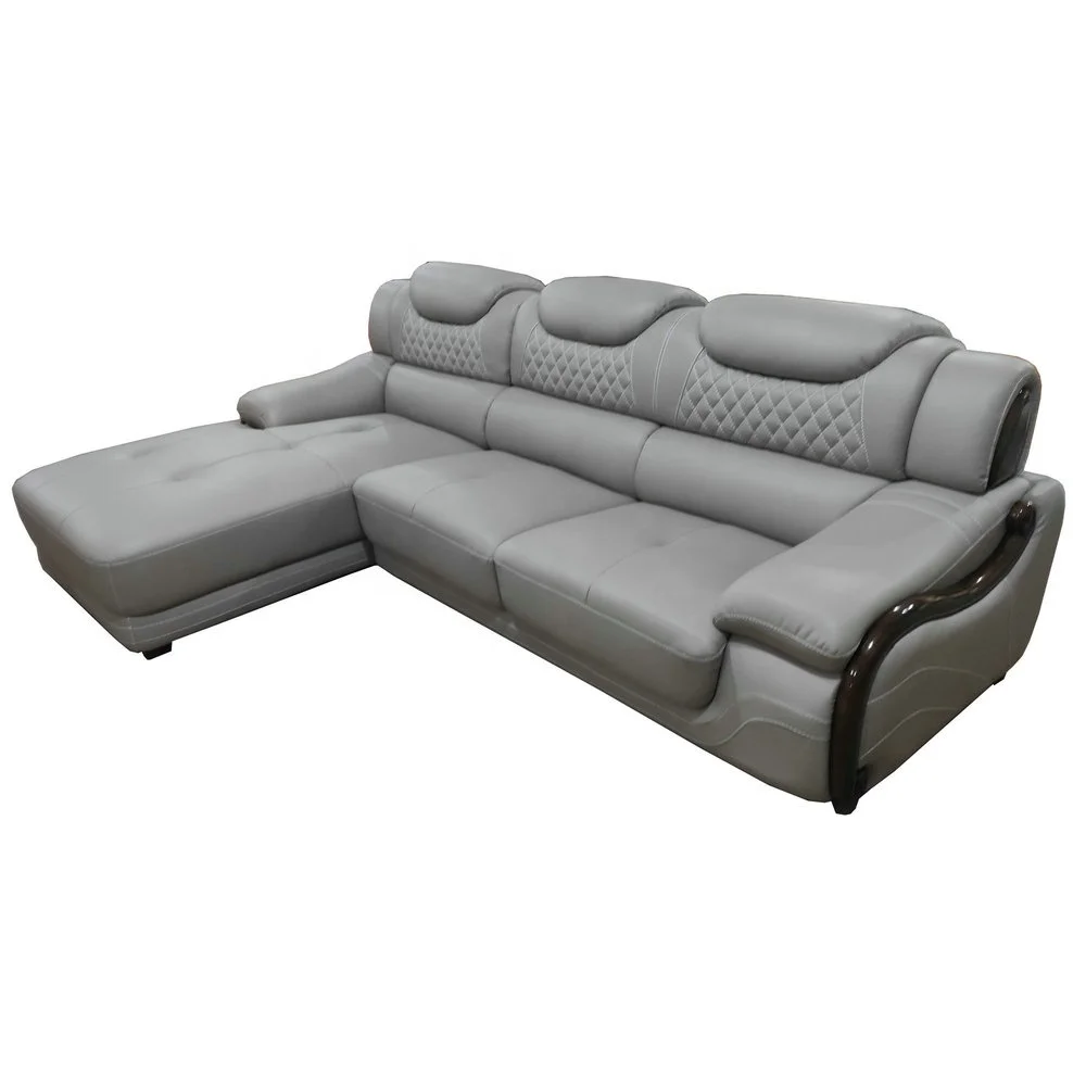 Big Luxury Modern Couch Comfortable Living Room Chaise Lounge 3 Seater Leather Sofa Bedroom Furniture Contemporary Modular