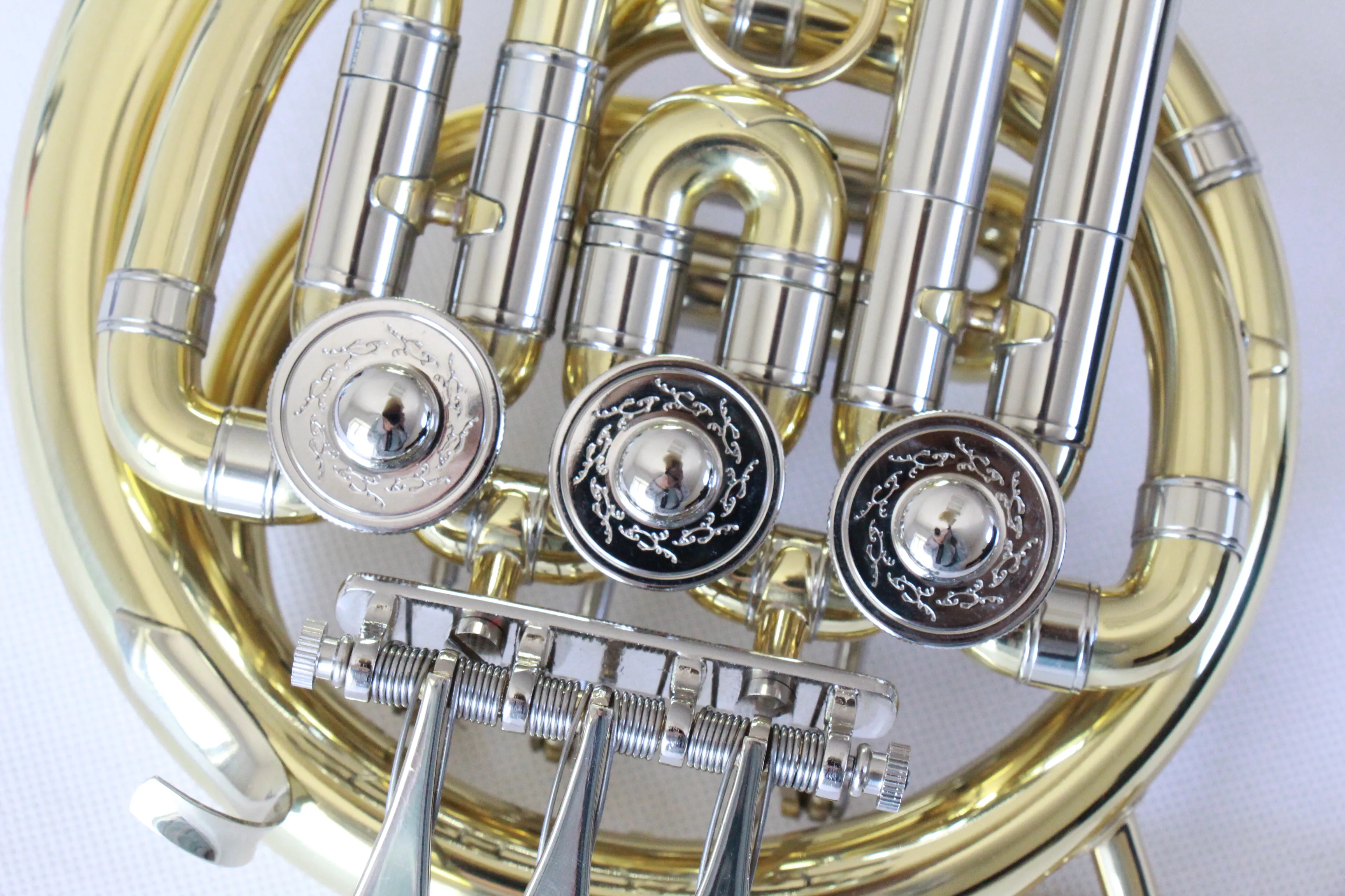 Wholesale french horn instrument special popular piccolo french horn for sale HIGH F key french horn