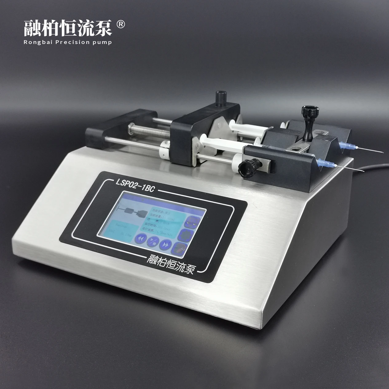 Microfluidics, Dual channel syringe pump, microfluidic equipment