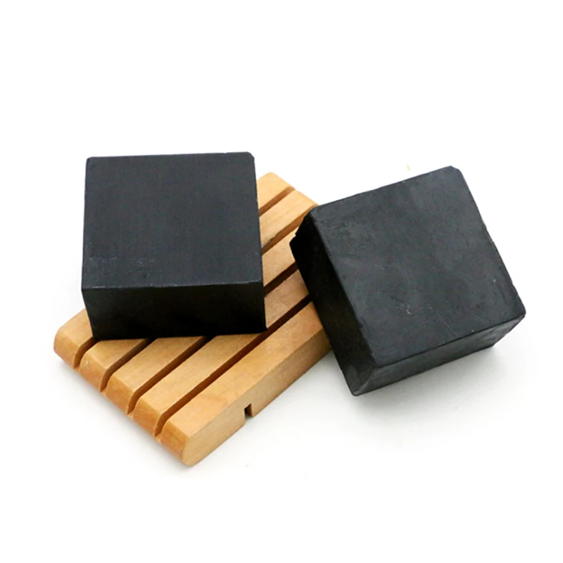
manufacturer african organic natural handmade soap bar activated bamboo charcoal black toilet soap 