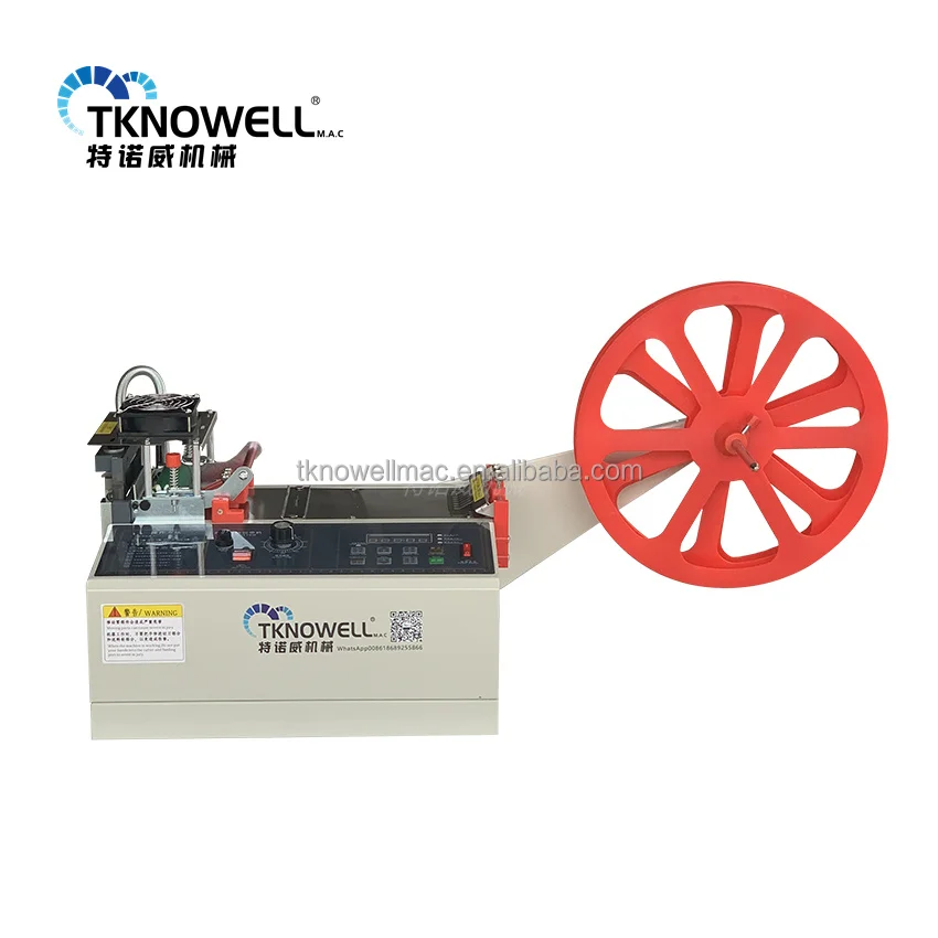 Automatic Computer Tape Cutter Hot And Cold Knife Nylon Webbing Tape Ribbon Zipper Elastic Rope Care Label Cutting Machine