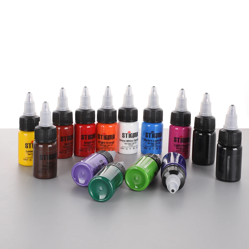 Waterproof professional tattoo ink manufacturer tattoo ink set tattoo ink set for body art
