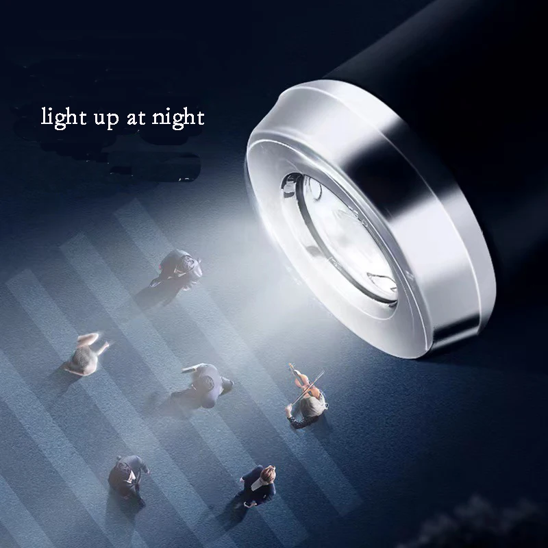 2022 hot  sale colorful  LED  handle rotatable big 3 fold automatic flashlight umbrella