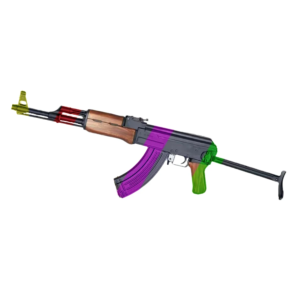 RX AK102 New AK Hand-self Integration Customizable Gun Toy Gel Blasting Gun Toy Gun