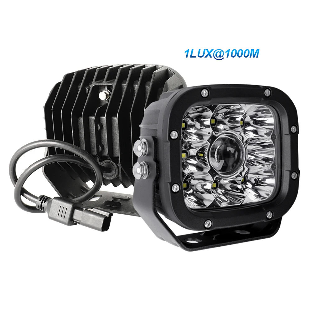 4x4 аксессуары комбинированный точечный лазерный противотуманный фонарь 5 дюймов внедорожник грузовик автомобиль Вспомогательная подсветка кубический лазерный внедорожный светодиодный фонарь дальнего света