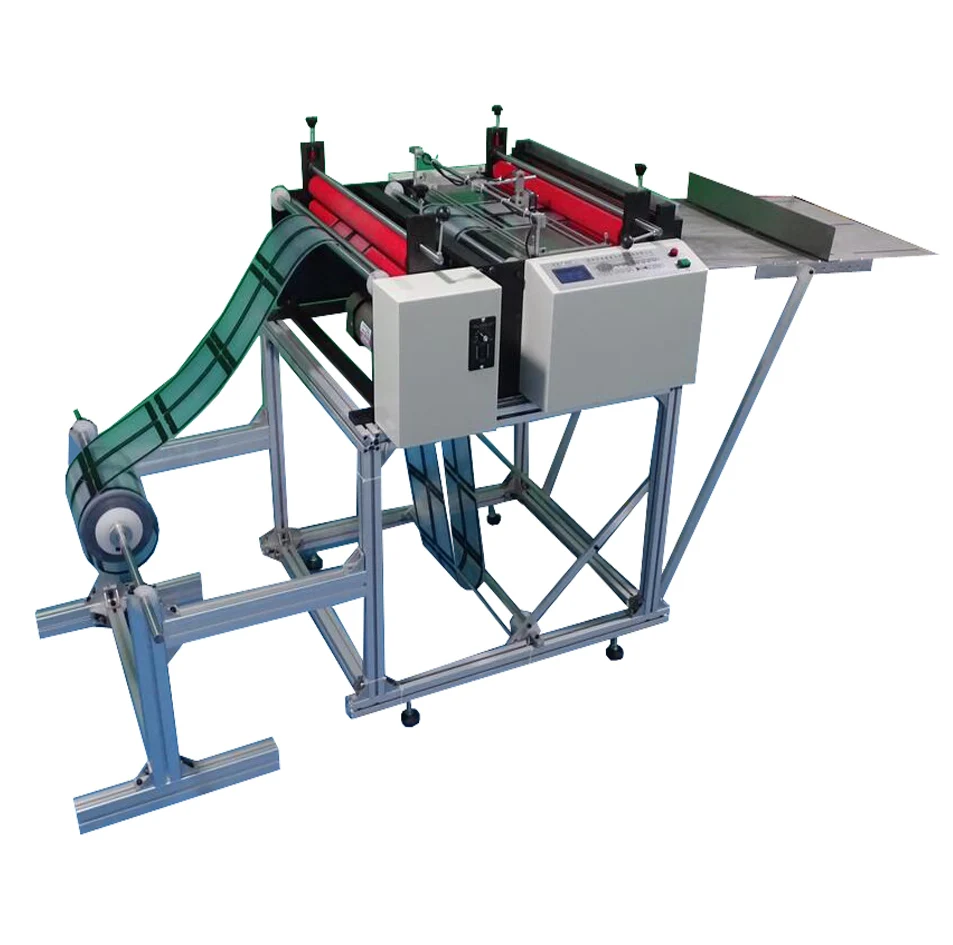 SG-YHD-L500 Industry Use Sticker Paper Roll To Sheet Cutting Machine Fast Speed Roll Stickers Paper Cutter