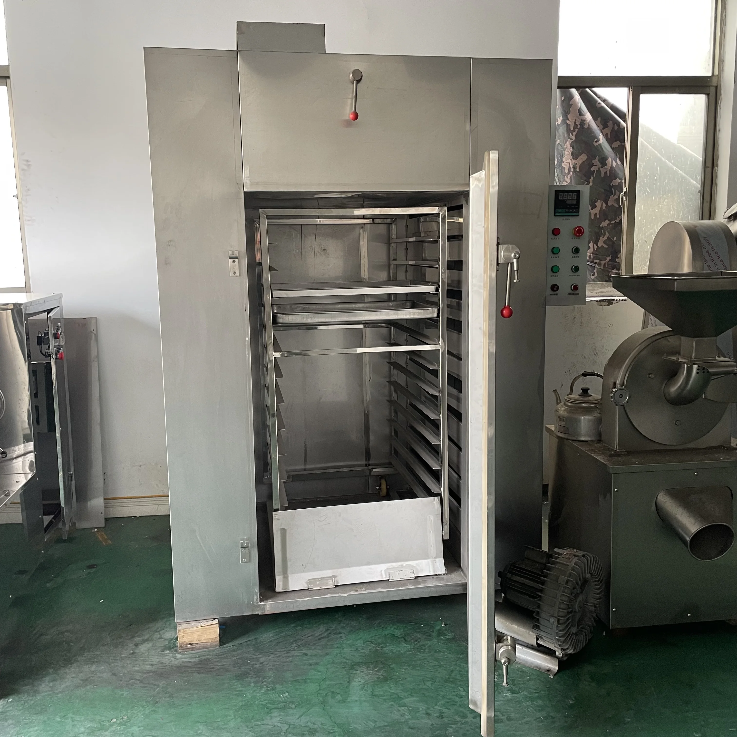 High temperature stainless steel mesh belt tunnel furnace dryer screen printing curing oven