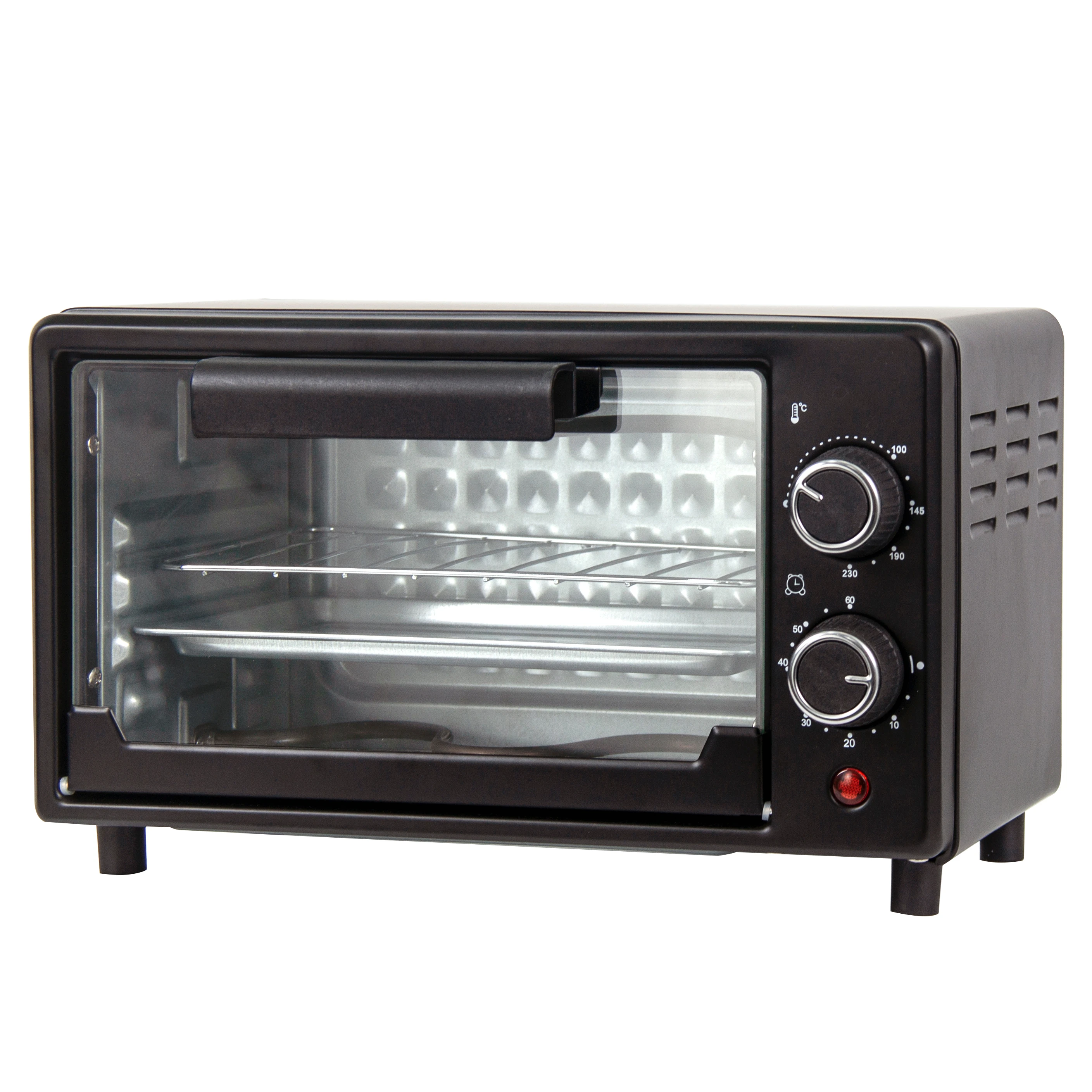 Mini Electric Oven, 9L/12L Capacity, Ideal for Small Households, 750W Power with Tray & Rack Included, Simple & Efficient.