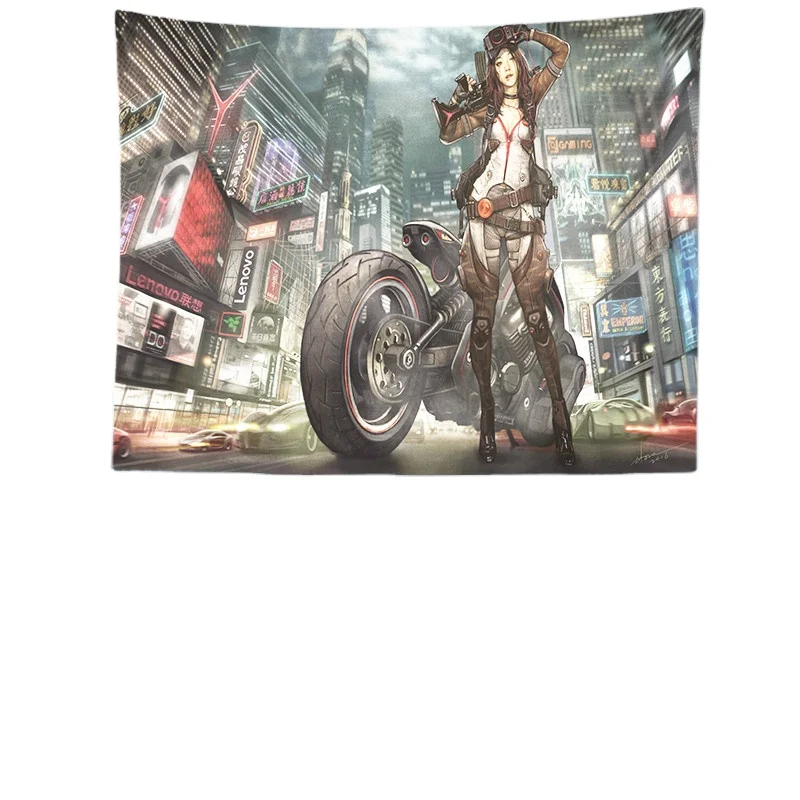 100% Polyester Dream Custom Size And Design Hippie Wall Cartoon tapestry