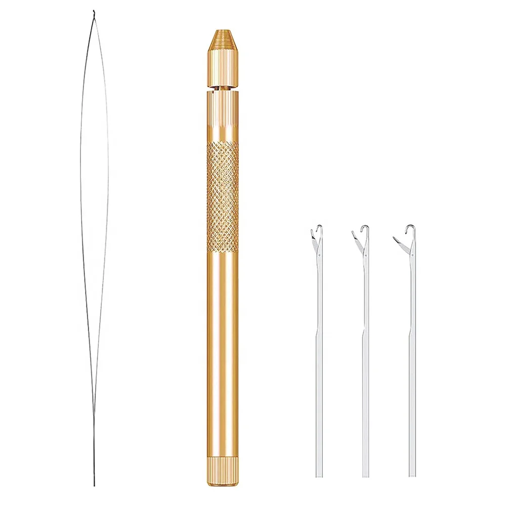 GlamorDove Silver Metal Multifunctional Demountable Loop Hook Tools For Micro Rings Links Beads