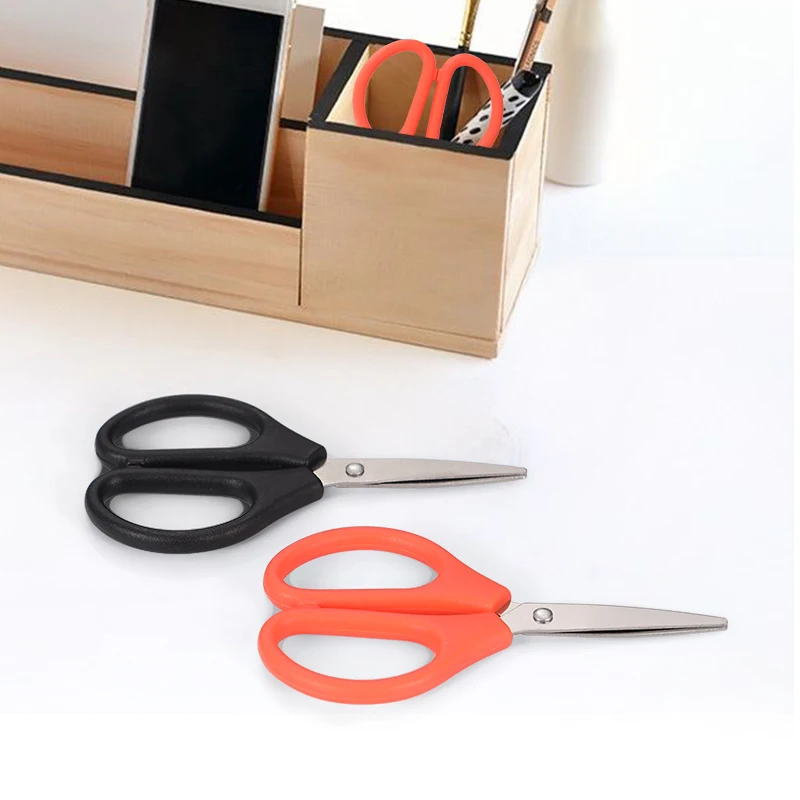 Portable  Steel Scissors Students Paper Thread Cutting  Office Daily Art Paper Knife Pruning