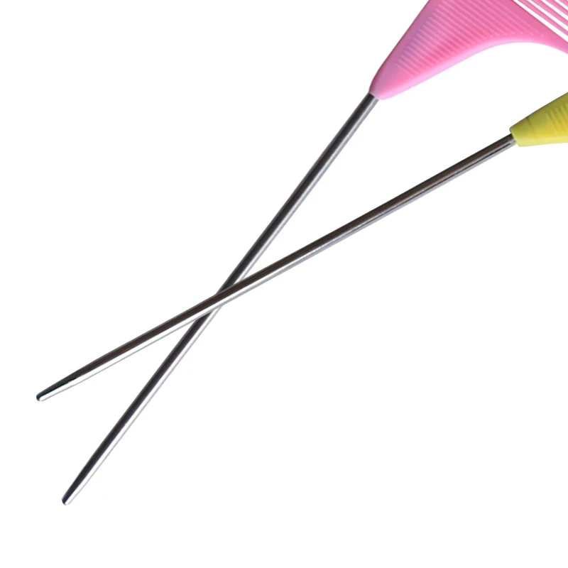 Wholesale Hair Highlighted Precision Parting  Comb Haircomb Rat Tail Hair Comb For Barber Styling Combs Private Label