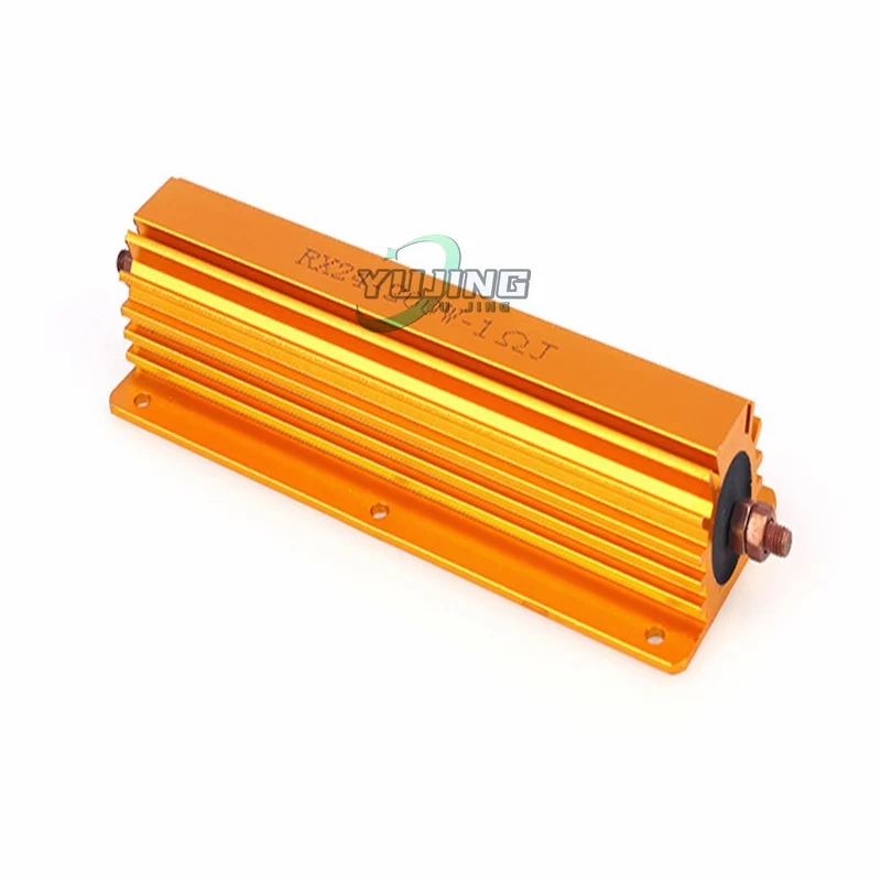 50W 100W алюминиевый силовой металлический корпус чехол с проволочной обмоткой резистор 0.01R ~ 100K 1 4 6 8 10 20 200 500 1K 10K ohm Сопротивление