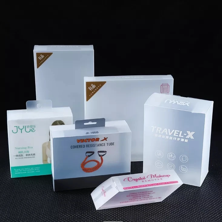 Custom Blank Frosted Pp Packaging Box Transparent Pet Box Clear Pvc Plastic Box