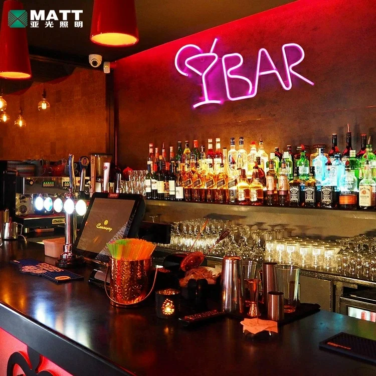Matt drop shipping Miller Lite neon sign Cocktails & Dream matt neon sign for bar party birthday night club wall decor