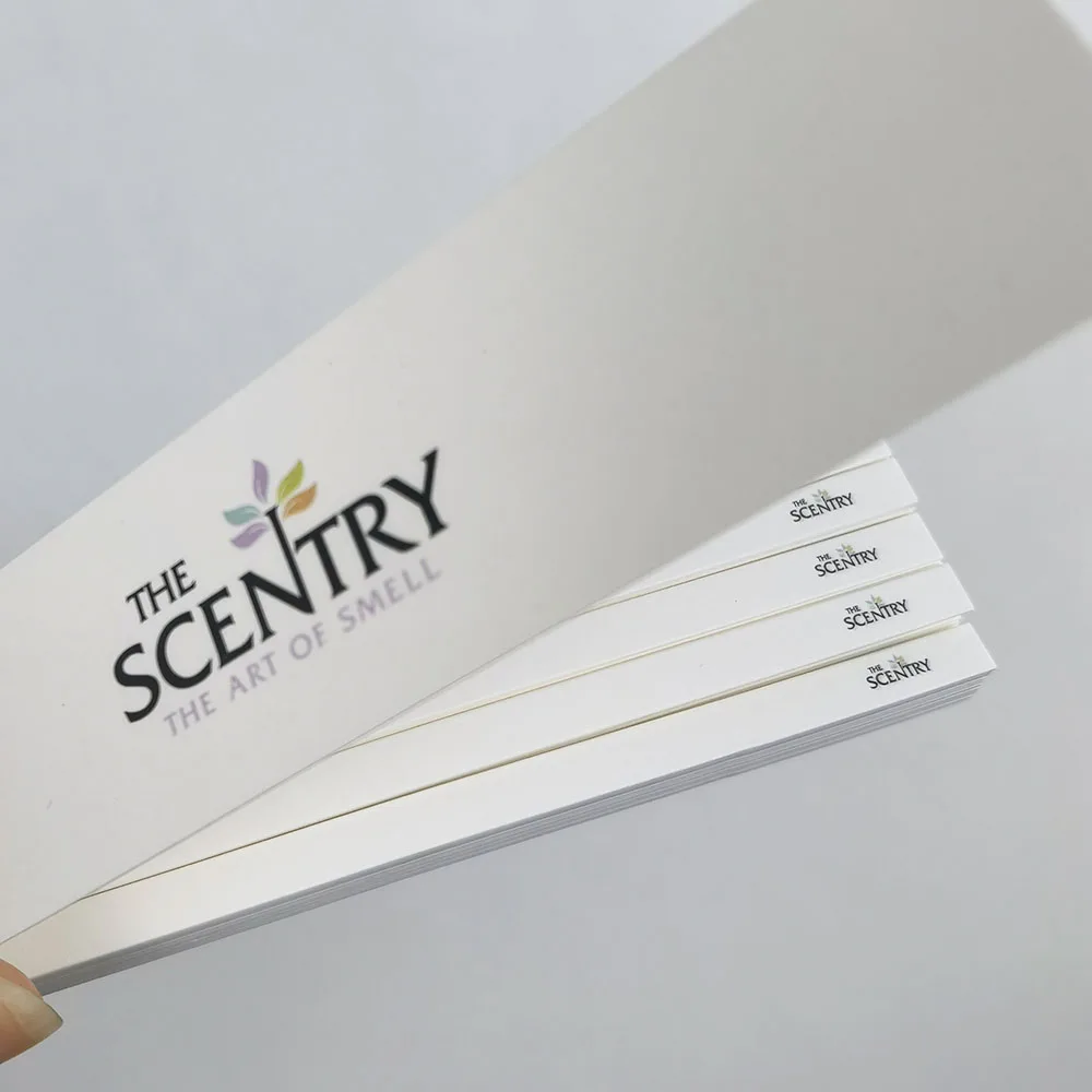Custom Design Test Strips Print Luxury Different Shape High Grade Perfume / Blotter/Fragrance Test Paper