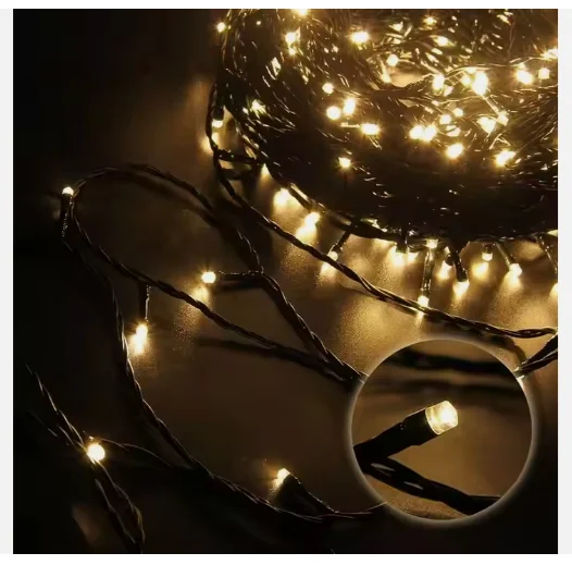 2024 christmas lights Waterproof  Christmas Lights Outdoor Home 10M 20M 30M 50M 100M LED Garlands light