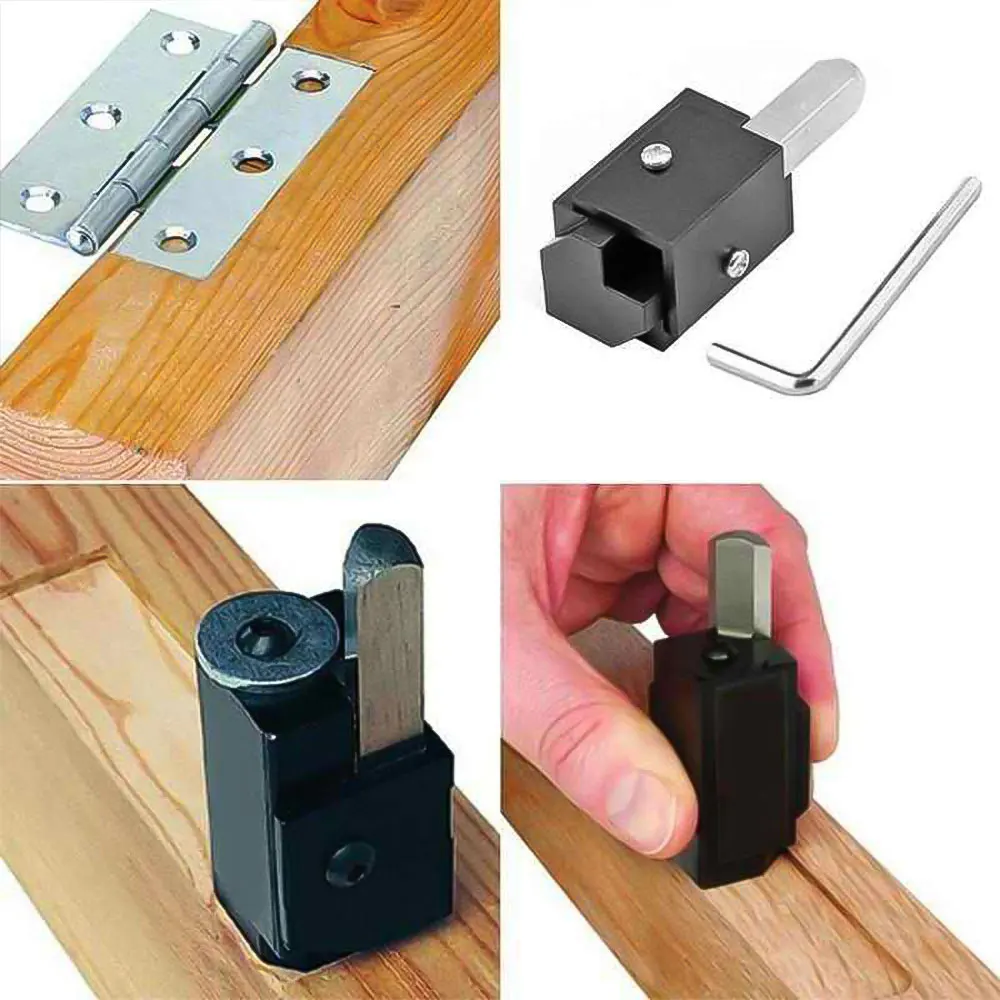 DIY деревообрабатывающий станок из алюминиевого сплава правое Угловое квадратное стамесное долото деревянное изогнутое для установки
