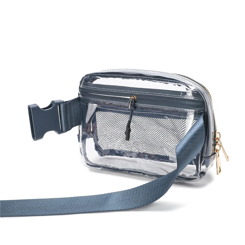 Sports Travel Waterproof Clear Waist Bag Women Men Clear Belt Bag Clear Fanny Pack