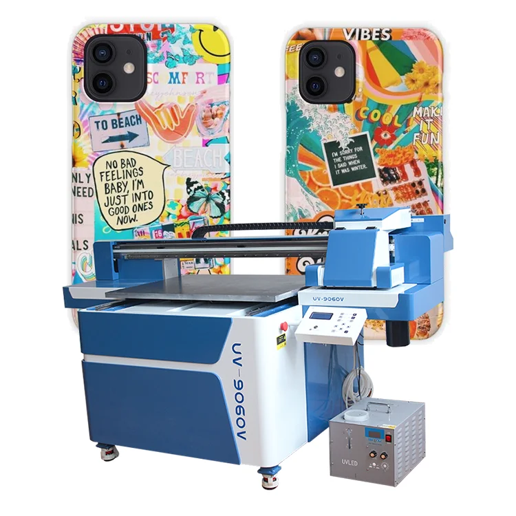 CNC заводская 9060 A1 3D UV принтер Epson наклейка лазерная стеклянная карта струйный планшетный для бутылок