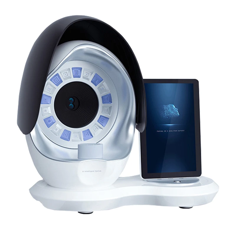 2022 New Type Skin Diagnostic Machine Face Detection System Home Use Medical Facial Dermis Skin Analyzer Machine