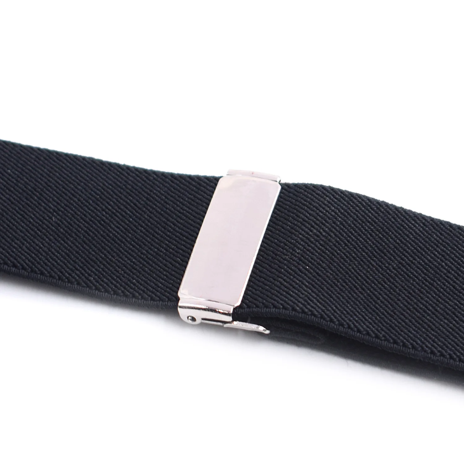 Clasp 47inches Black Suspenders for Men Pants Adult Suspender Y Shirt Cotton Elastic Hook Women Larger High Braces 2.5x120cm