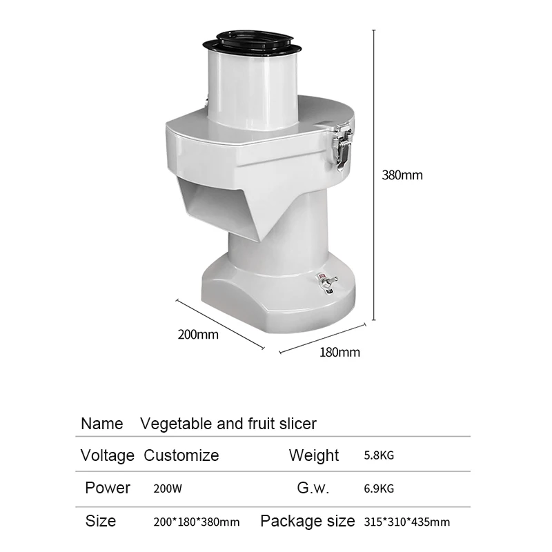 New design vegetable fruit cutter slicer machine for kitchen