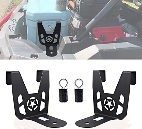 UTV ATV Parts Car Accessories Cooler Mounting Brackets Compatible with Polaris RZR/XP/Turbo
