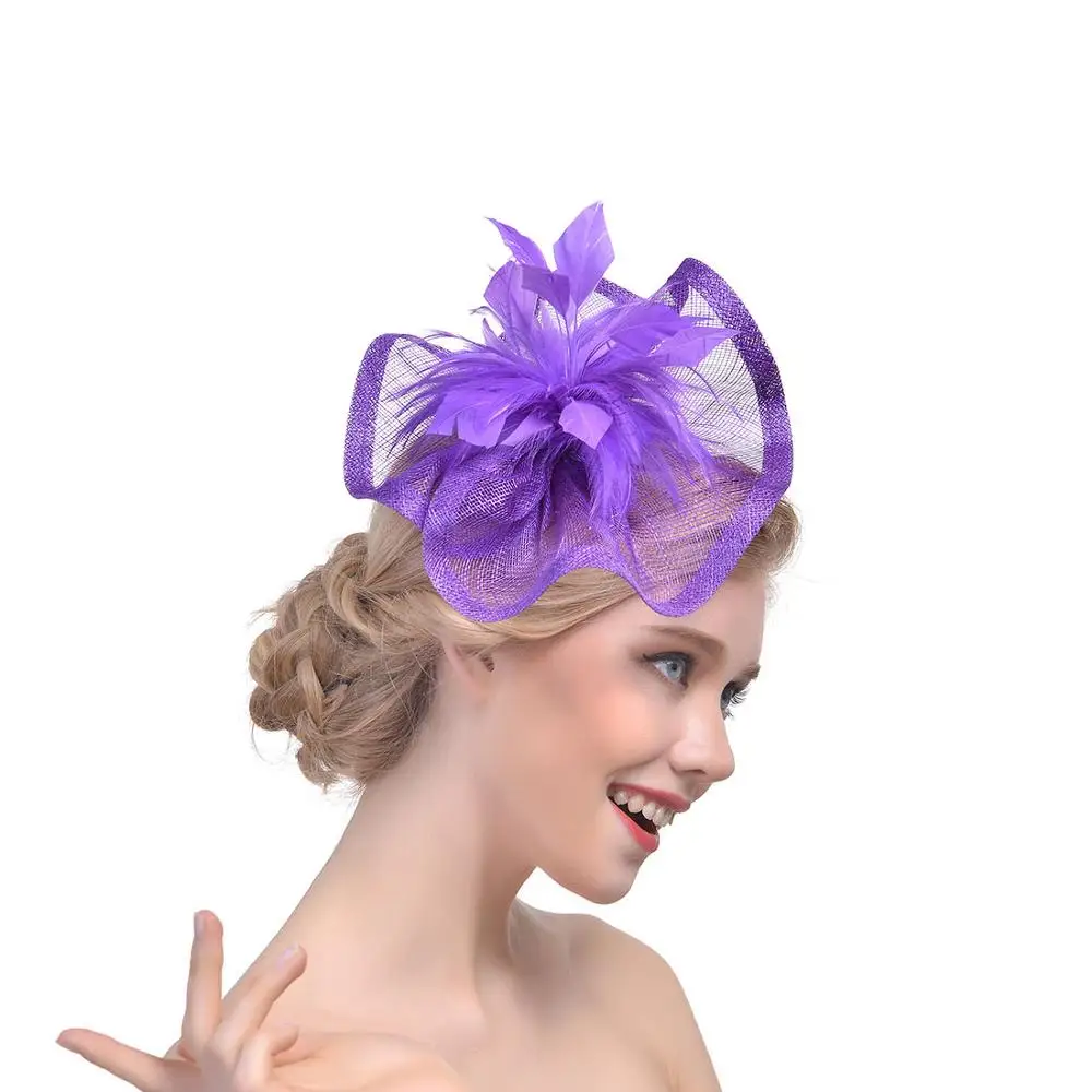
2020 Ladies wedding church tea party hats hair fascinator 
