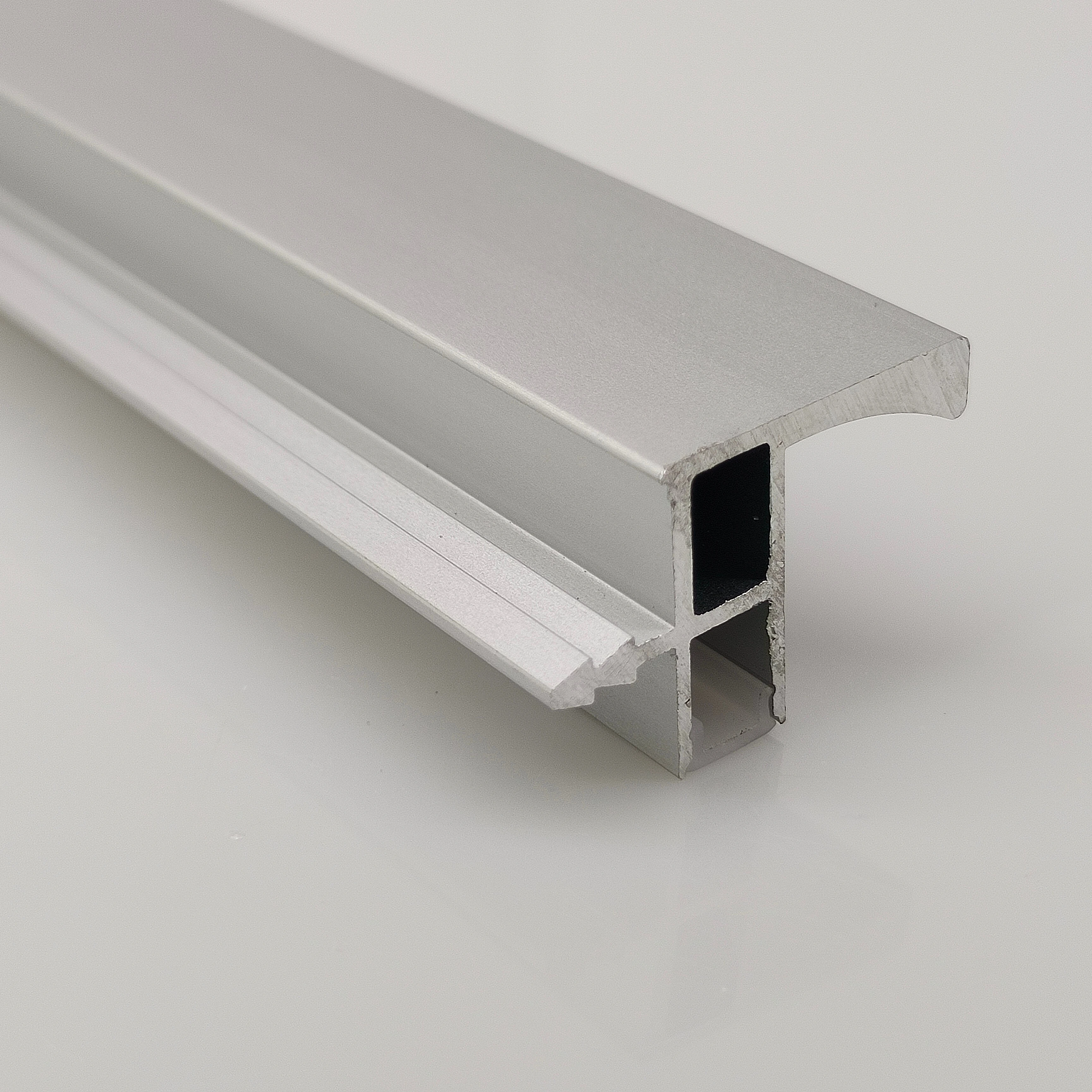 W21*H18.3mm Aluminum Alloy Cabinet Closet Handle with LED Light Sloting Required High Quality Aluminum Profiles Product