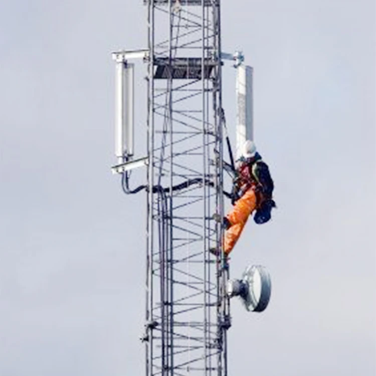 3 Leg Tube Pipe Tubular Self Supporting Steel Lattice Cell Telecom Communication Telecommunication Tower