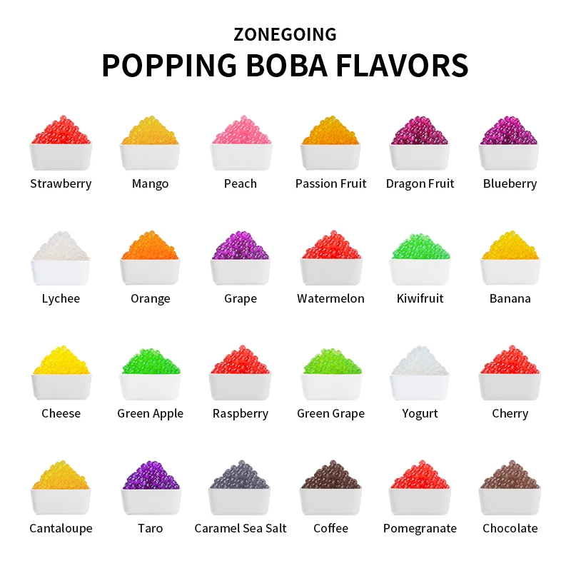 Высококачественное желе boba с ароматом фруктов дракона 1 3 кг для напитков и десертов пузырьковым чаем