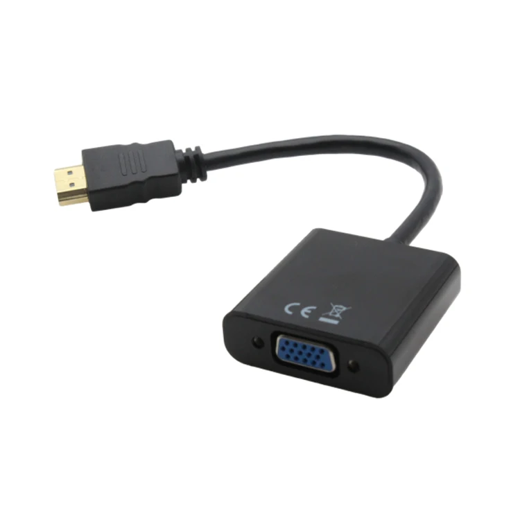 1080P HDMI to VGA Adapter male to female adaptor HDMI Audio Video Cable