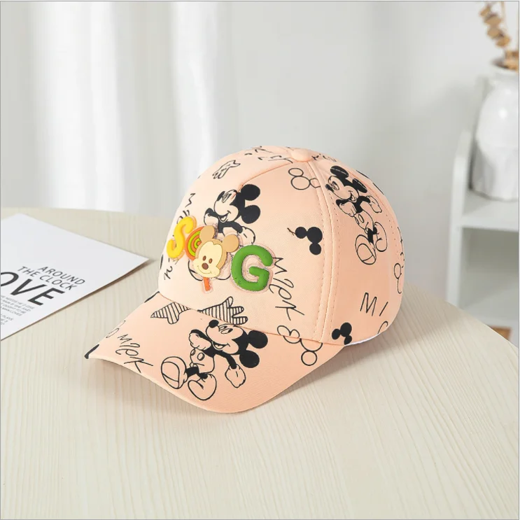 2021 new boys girls baseball cap spring summer cartoon Mickey sun hat kids hat