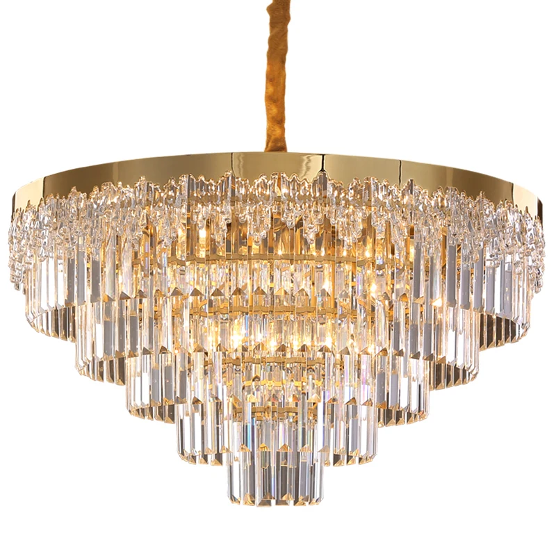 china supplier  hot sale item Durable Hotel Cristal Lighting Chandelier Large Chandeliers For High Ceilings