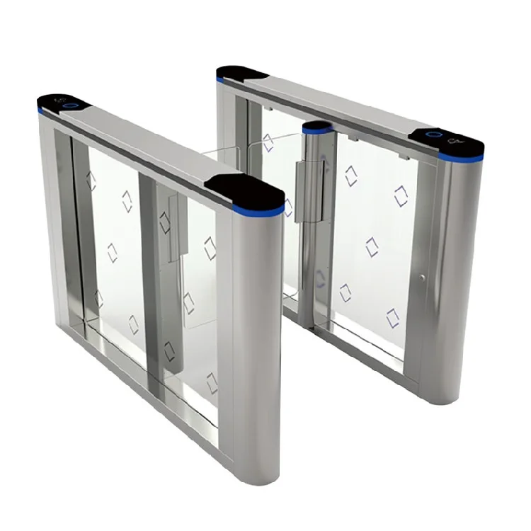 America High security pedestrian access control swing turnstile barrier speed gate system for hotels