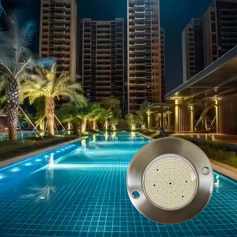 110mm 6w Wholesale Slim 12v Wifi Pool Lamp Underwater Submersible Wifi Ip68 Ce Led Swimming Pool Light