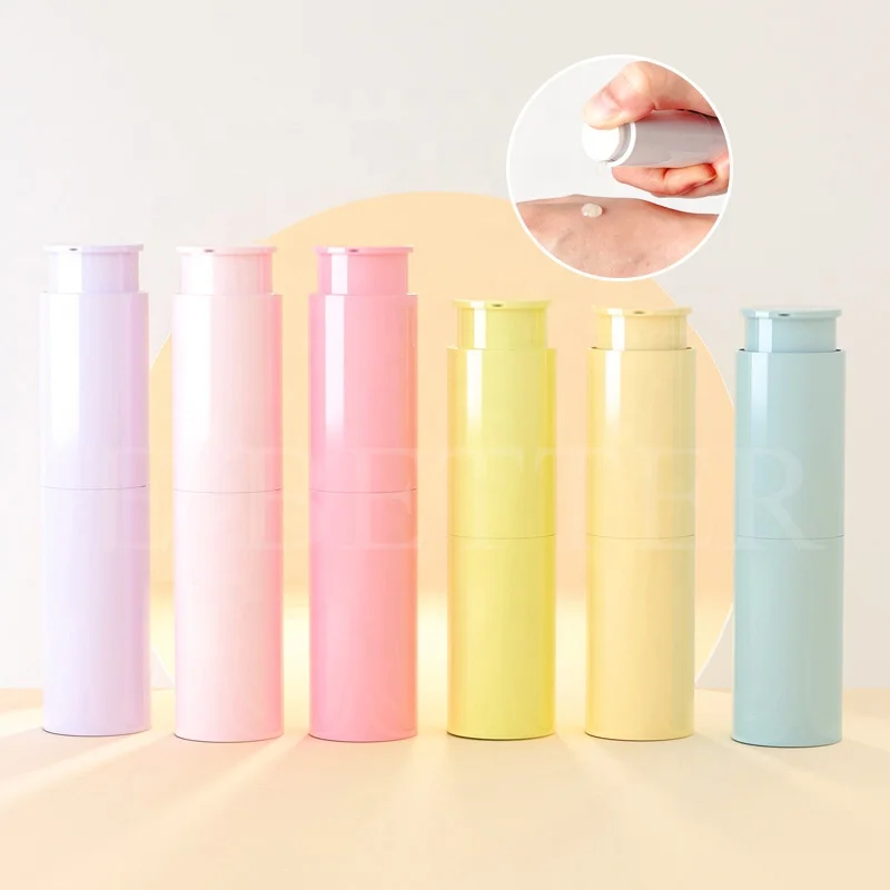 Eco friendly wheat straw 15ml 20ml 30ml biodegradable pump bottle for sunscreen and eye cream