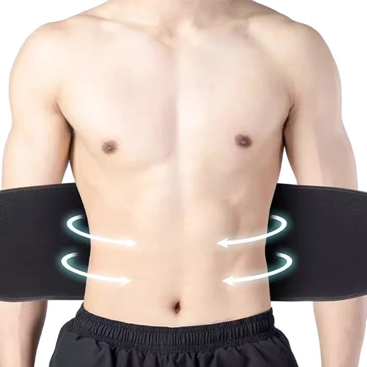 cotton rubber waist sweat belt adult sports exercise weight loss support protective function lightweight waist belt