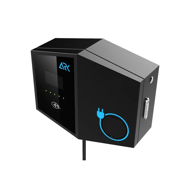 Ark AC быстрая электрическая Автомобильная зарядная станция с 22 кВт IEC 62196 Type-2 разъемом и Ethernet OCPP соединением