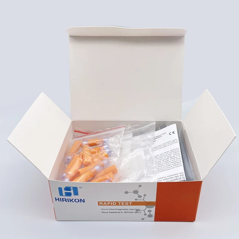 Infectious disease treatment dengue rapid detection kit cassette one step medical quick diagnostic rapid test strips dengue