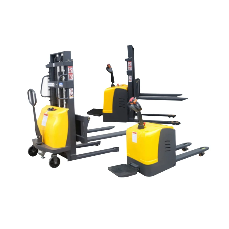 CE Battery Operator pallet stacker manual 1.6m pallet lifter self lift stacker semi electric stacker