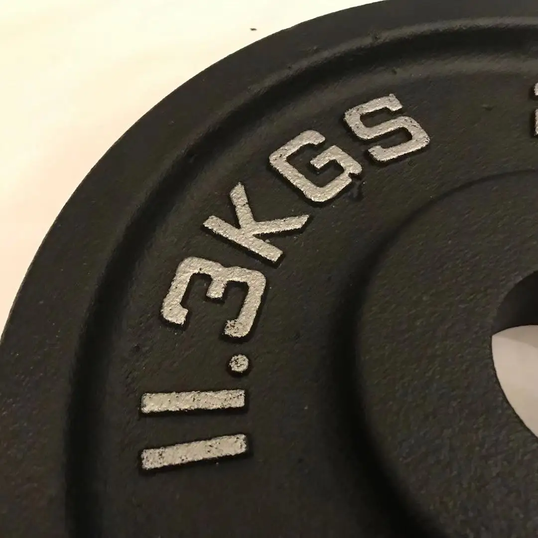 Gym Standard Weight Lifting Cast Iron Plate Barbell Iron Counterweight Plate