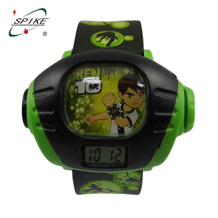 Cartoon projection watch for kid